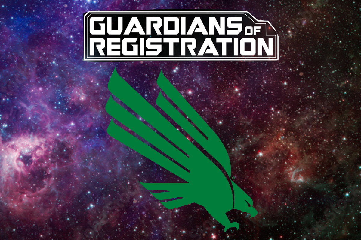 Eagle Logo in space that reads "Guardians of Registration"