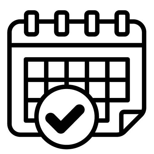 Icon of a calendar